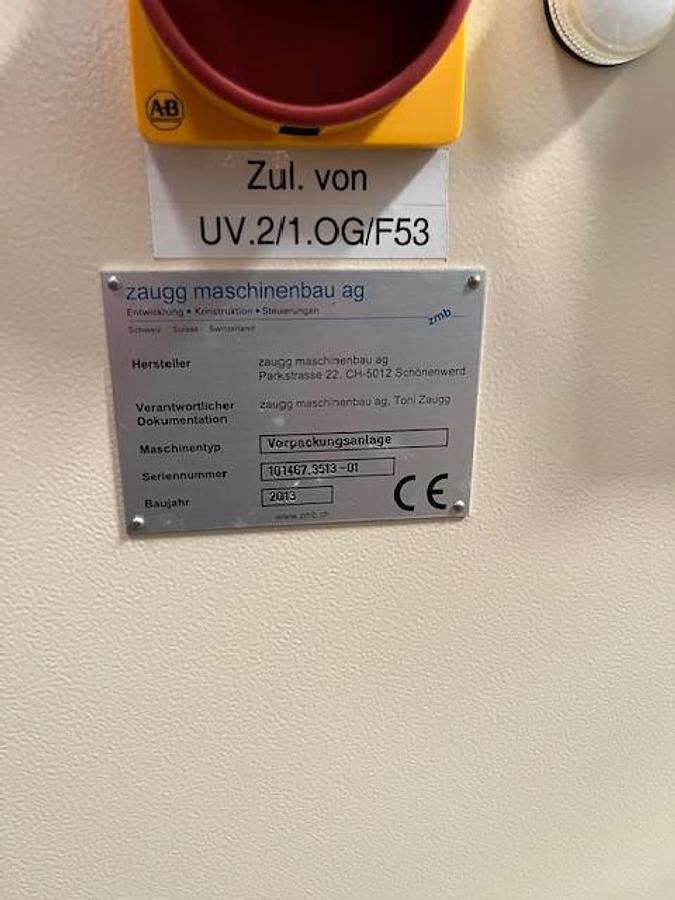 Used 2013 Zaugg maschinenbau