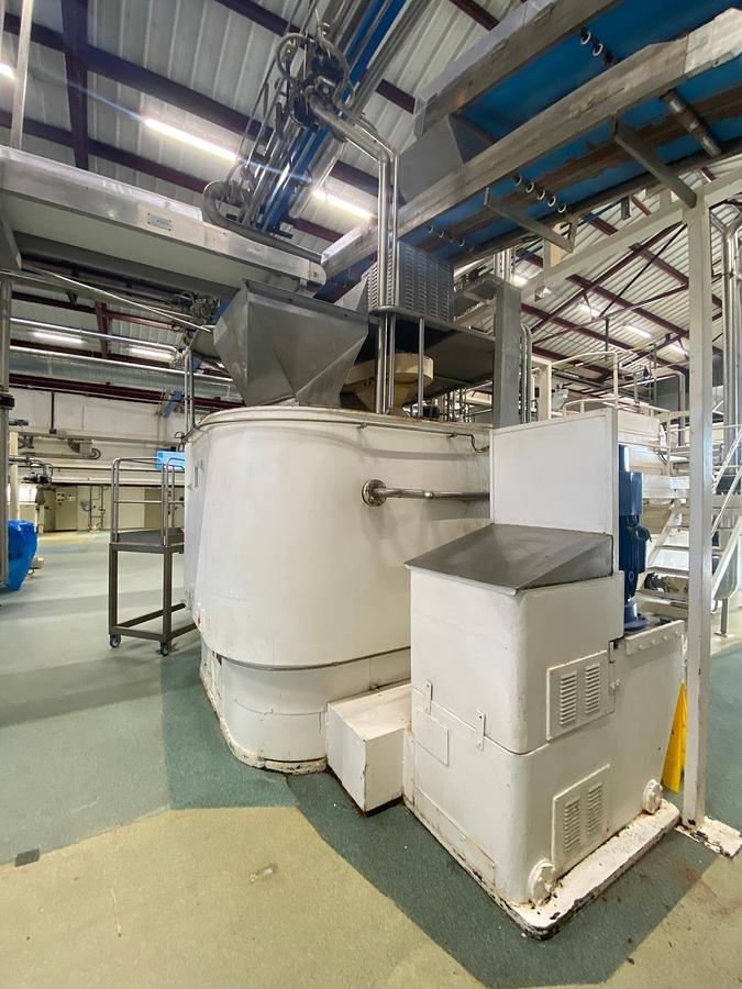 Used Chocolate refining and conching line Buhler, Carle Montanari