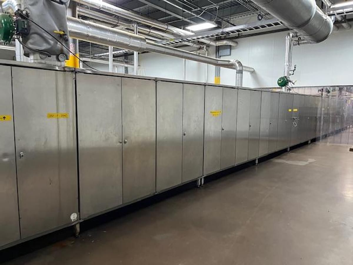 Used Aasted SE1200 chocolate chip/drop depositing line