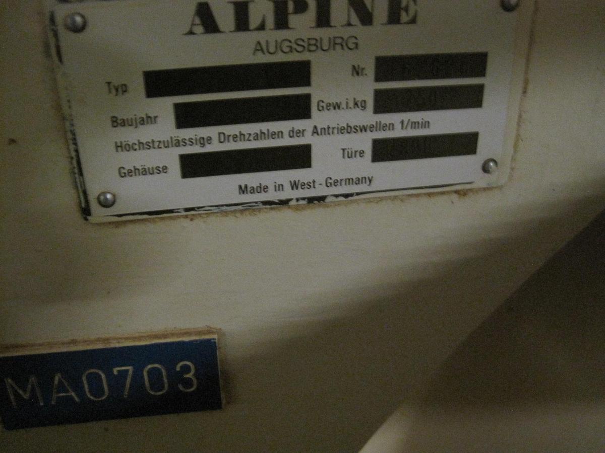 Used Alpina A630L cocoa powder mill