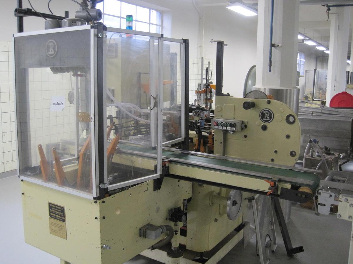 Used Rasch RUE A2 chocolate figure foiling machine