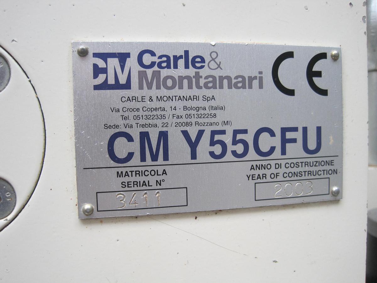 Used 2005 Carle Montanari CMY 55 CFU egg/ball foiler or double twist