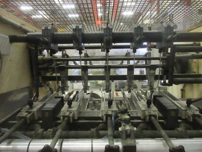 Used Teknipack EA60 biscuit roll wrapping machine