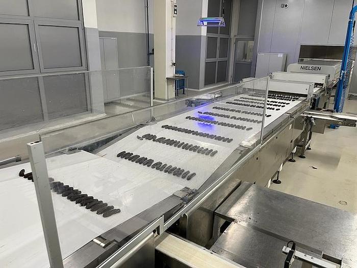 Used SPS Flowpack line, fully automatic with cartoning