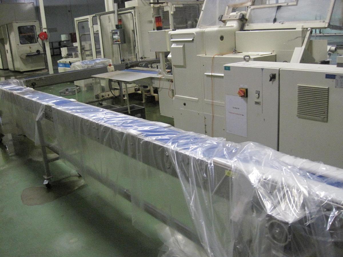 Used Tevopharm Pack 70 flowpack with TD14 automatic infeed