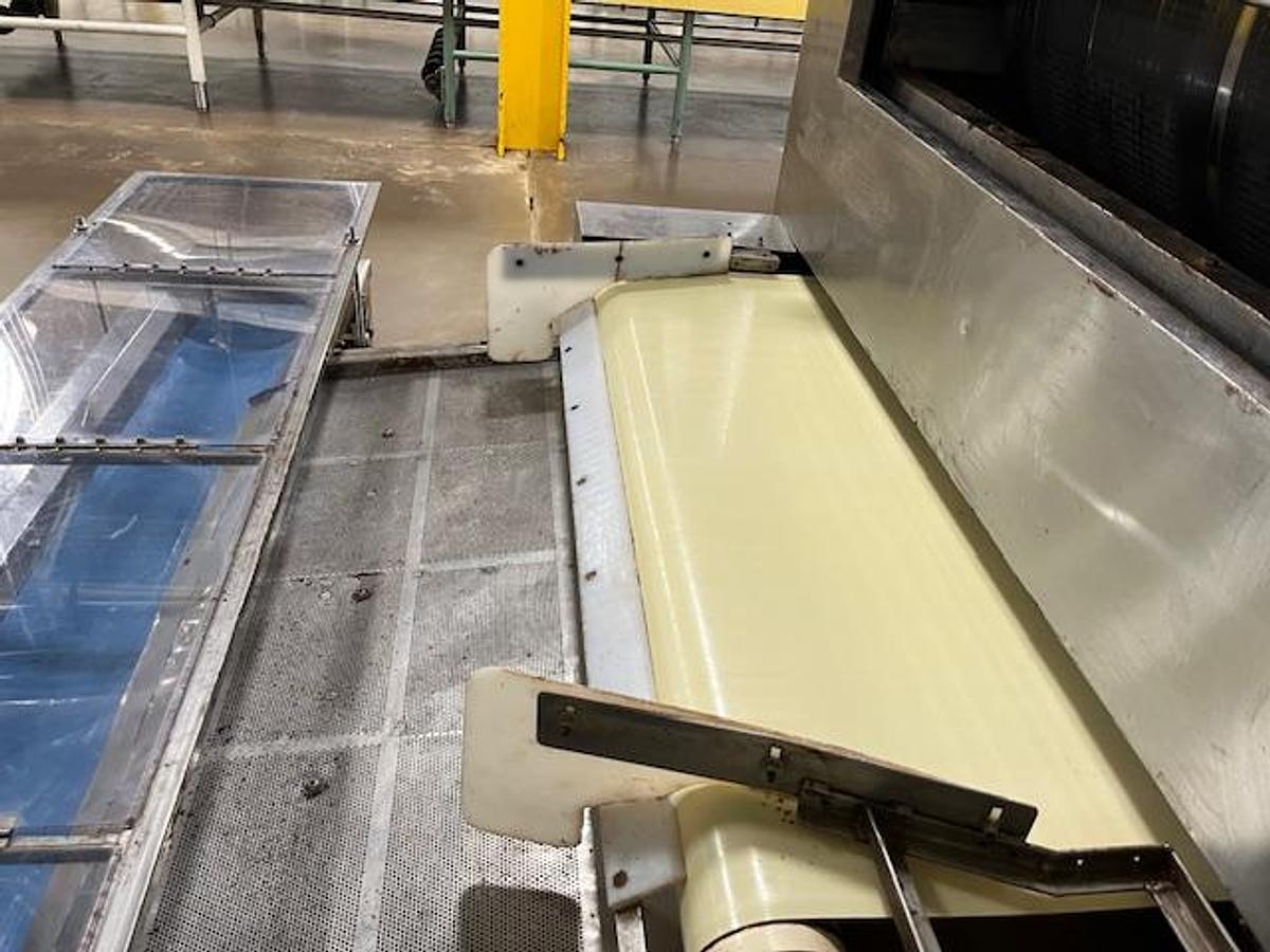 Used Aasted SE1200 chocolate chip/drop depositing line