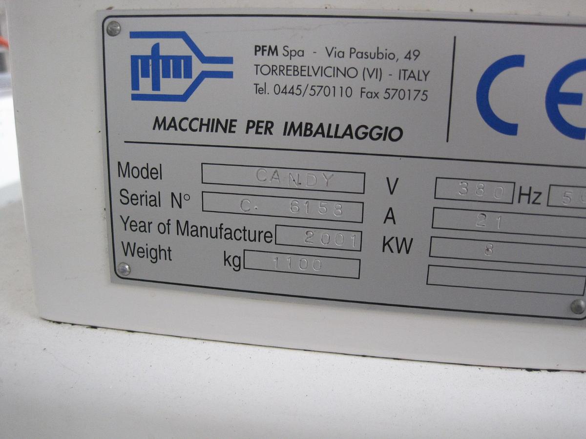 Used PFM Candy 1000 miniwrap flowpack