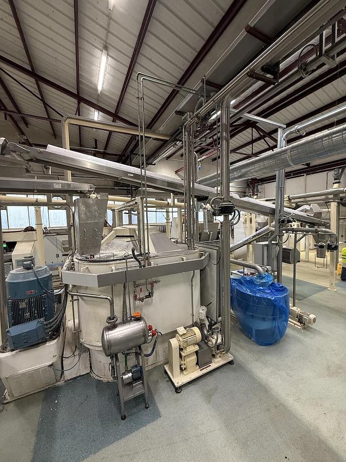 Used Chocolate refining and conching line Buhler, Carle Montanari