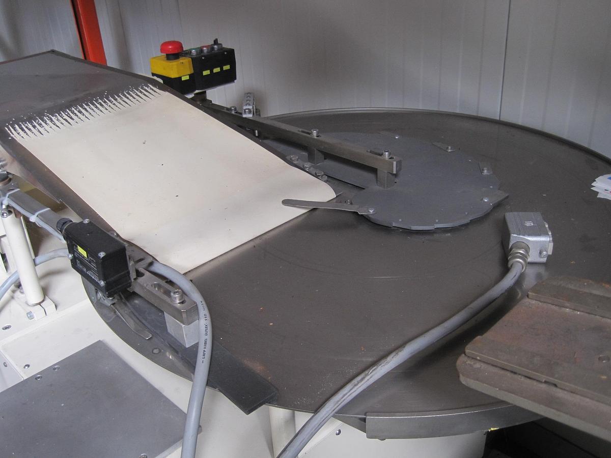 Used Chocotech  rotary infeed for packaging machine
