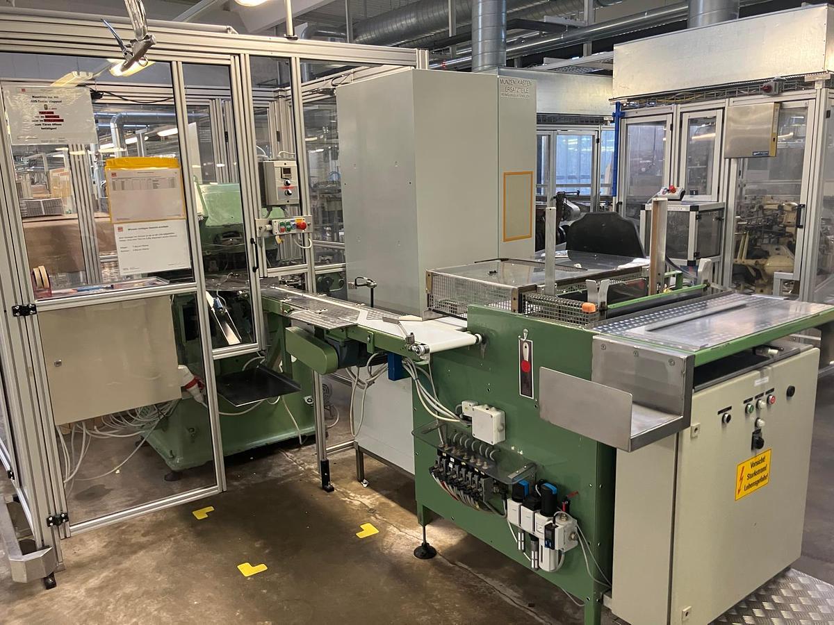 Used Loesch chocolate coin foiling machine