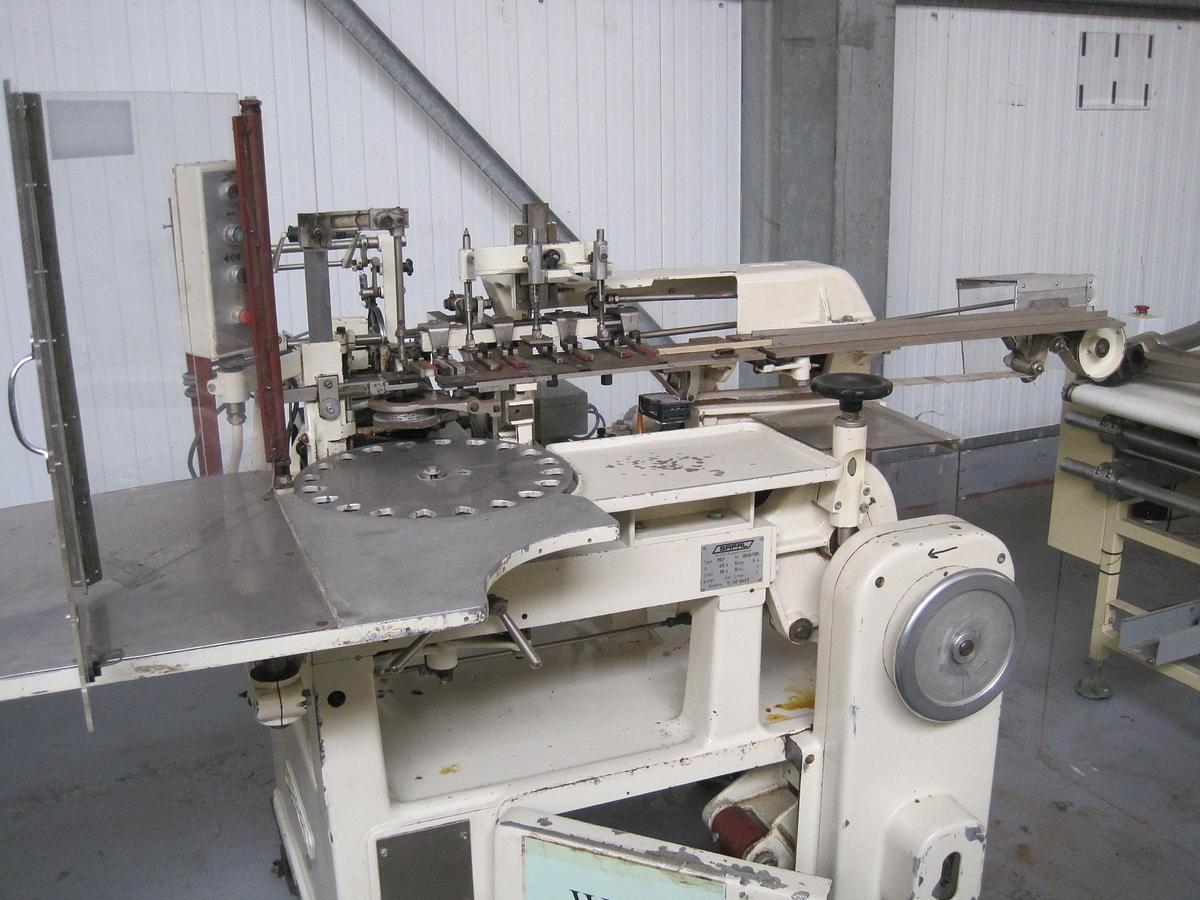 Used Sapal PRLP chocolate heart foiling machine