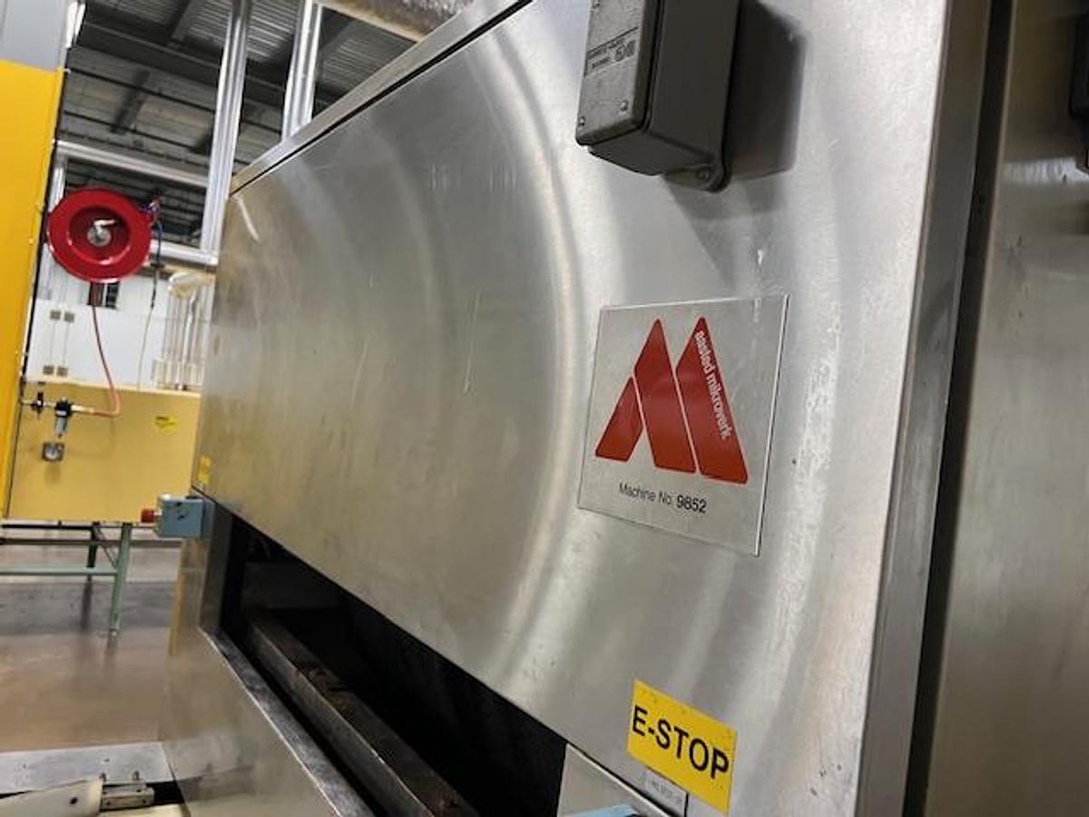 Used Aasted SE1200 chocolate chip/drop depositing line