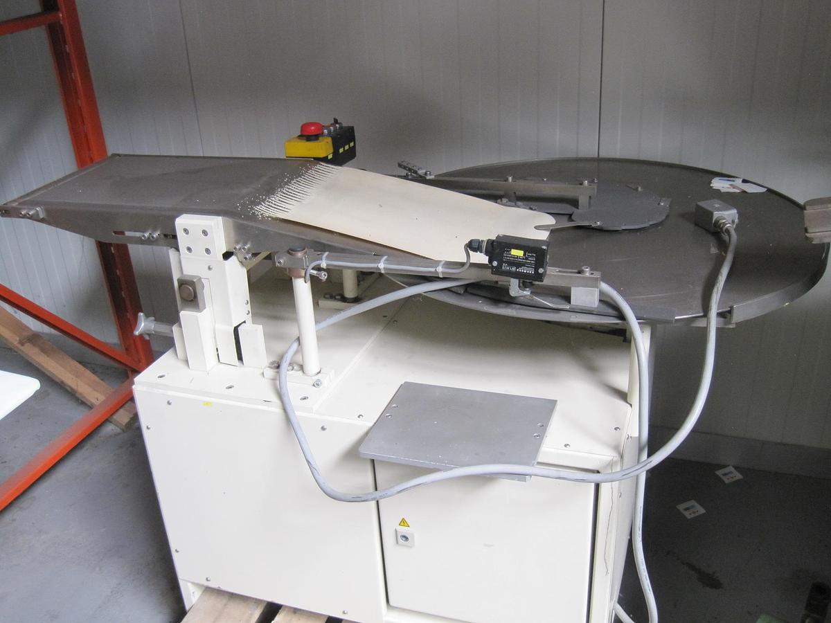Used Chocotech  rotary infeed for packaging machine