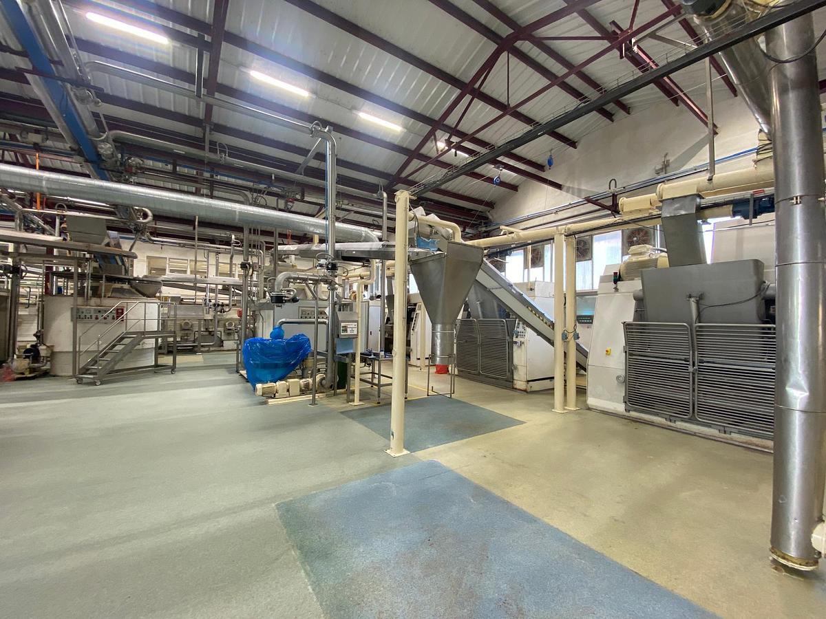 Used Chocolate refining and conching line Buhler, Carle Montanari