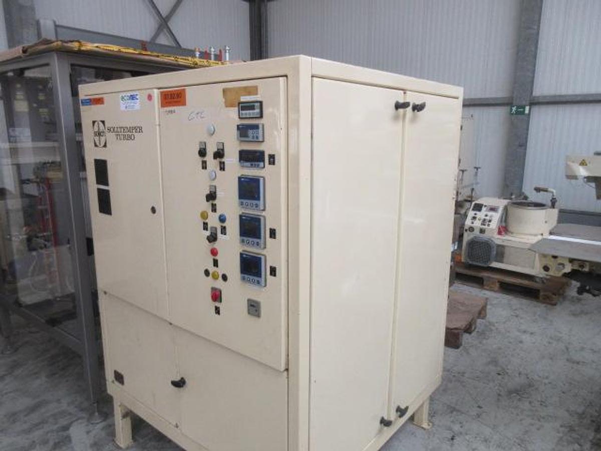 Used Sollich MSV1000 chocolate plate temperer