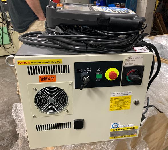 Used FANUC LR MATE 200ID/7C CLEAN ROOM 6 AXIS ROBOT WITH R30IB MATE PLUS CONTROL