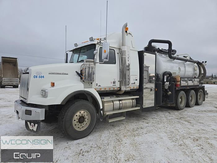 Used 2020 Western Star 4900 Tri-Drive DOT Combo Vacuum Truck