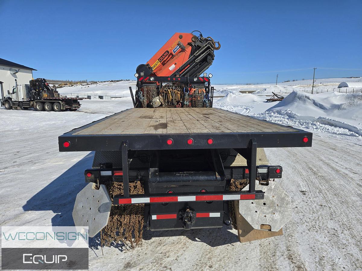 Used 2014 Peterbilt 367 Tan Tri 30 Ton Knuckle Boom Truck