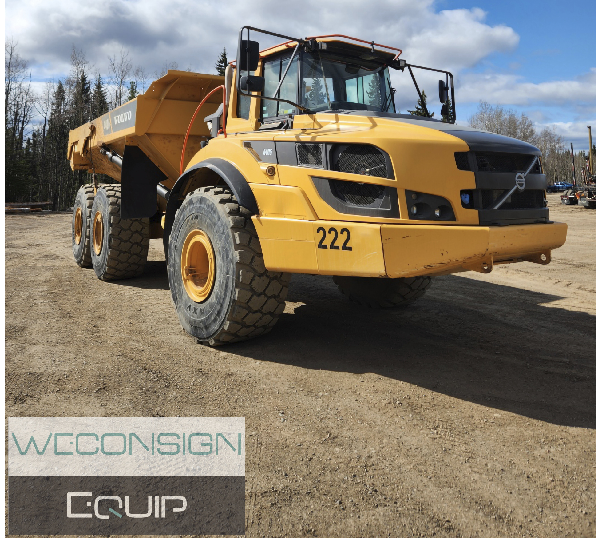 Used 2016 Volvo A40G Articulated Dump Truck