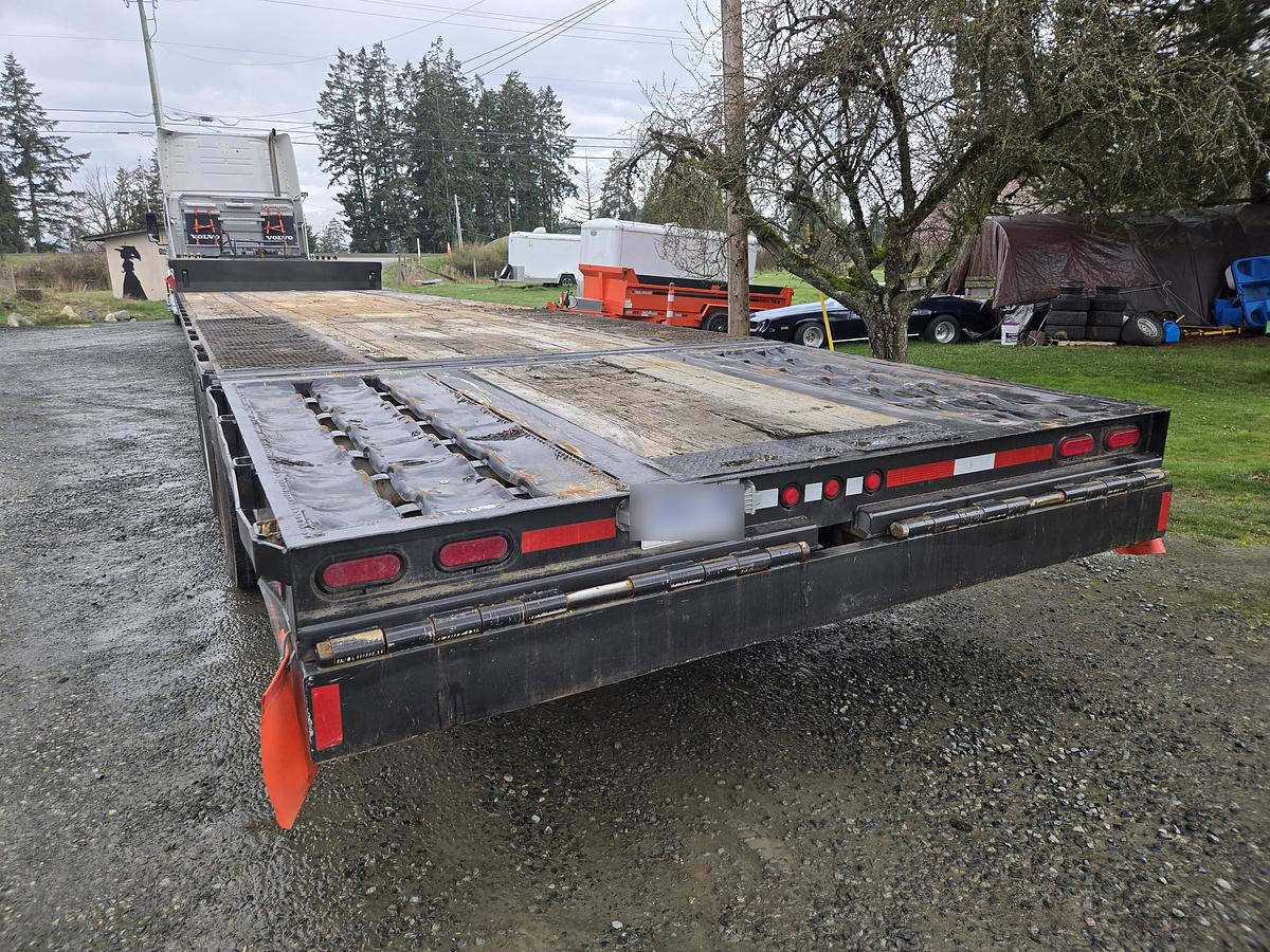 Used 2008 Ledwell Hydraulic Tilt Deck Equipment Trailer