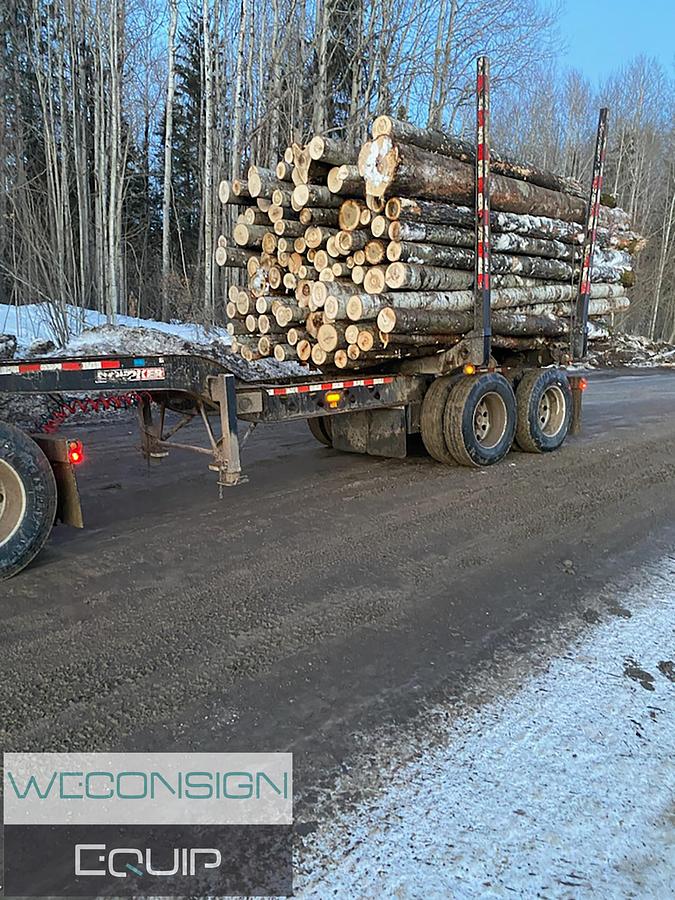 Used 2017 Doepker B Train Logging Trailer