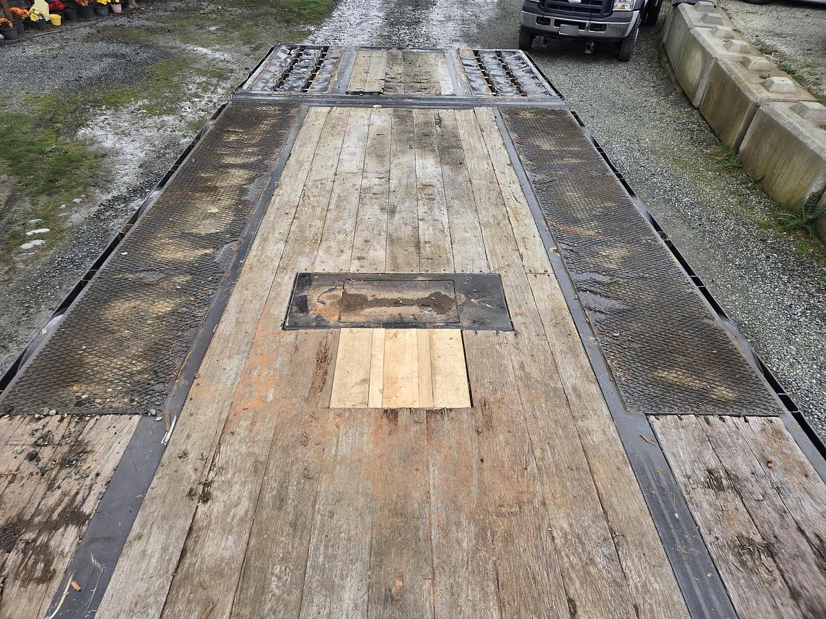 Used 2008 Ledwell Hydraulic Tilt Deck Equipment Trailer