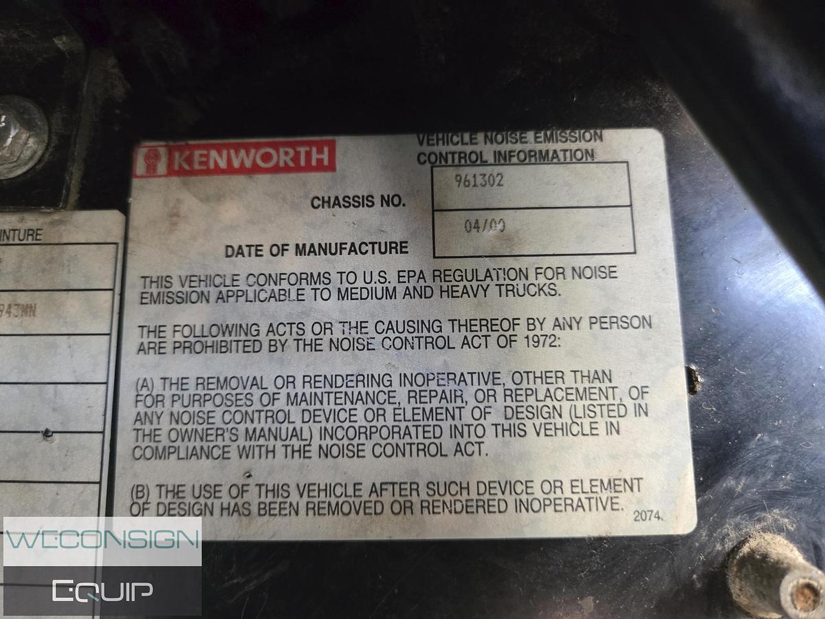 Used 2000 Kenworth W900B