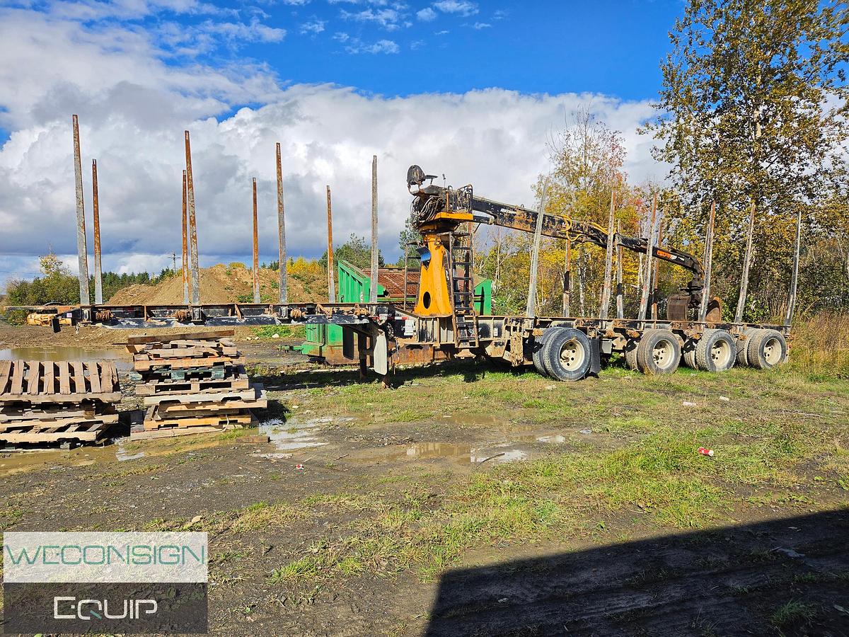 Used 2022 Manac 23451A541 Quad Axle Logging Trailer