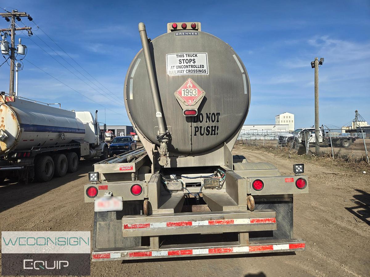 Used 2013 Brenner 42m3 Aluminum Tanker Trailer