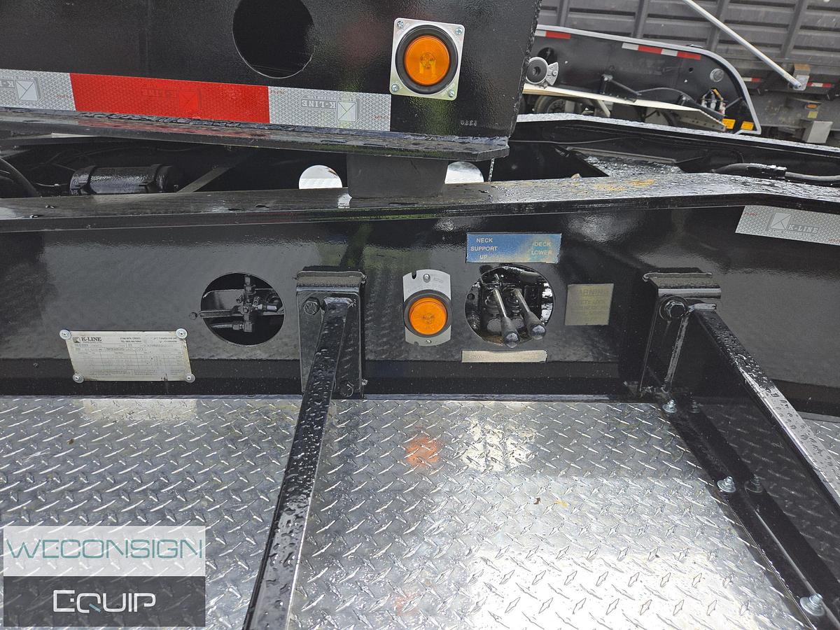 Used 2005 K-Line 60 Ton Lowbed Trailer and Jump Jeep