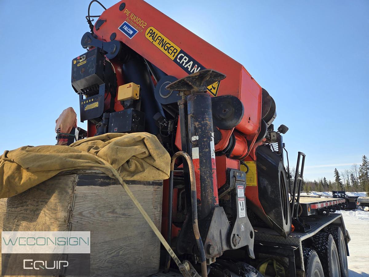 Used 2014 Peterbilt 367 Tan Tri 30 Ton Knuckle Boom Truck