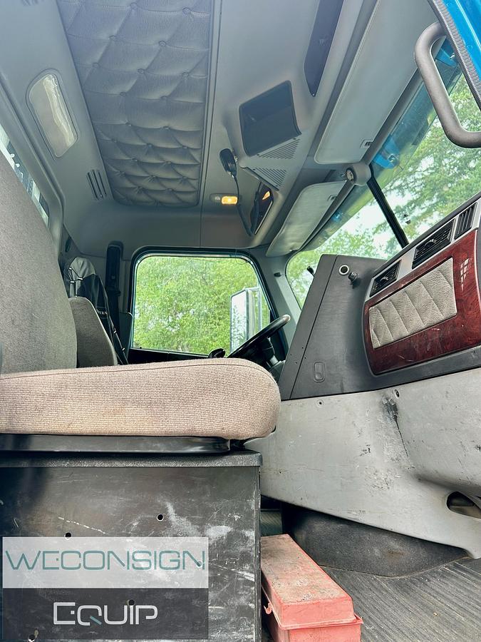 Used 2019 Freightliner Tri Drive Log Truck w/ 2019 Doepker Quad Axle Log Trailer