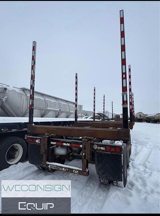 Used 2006 Superior Tri Axle Hayrack Logging Trailer