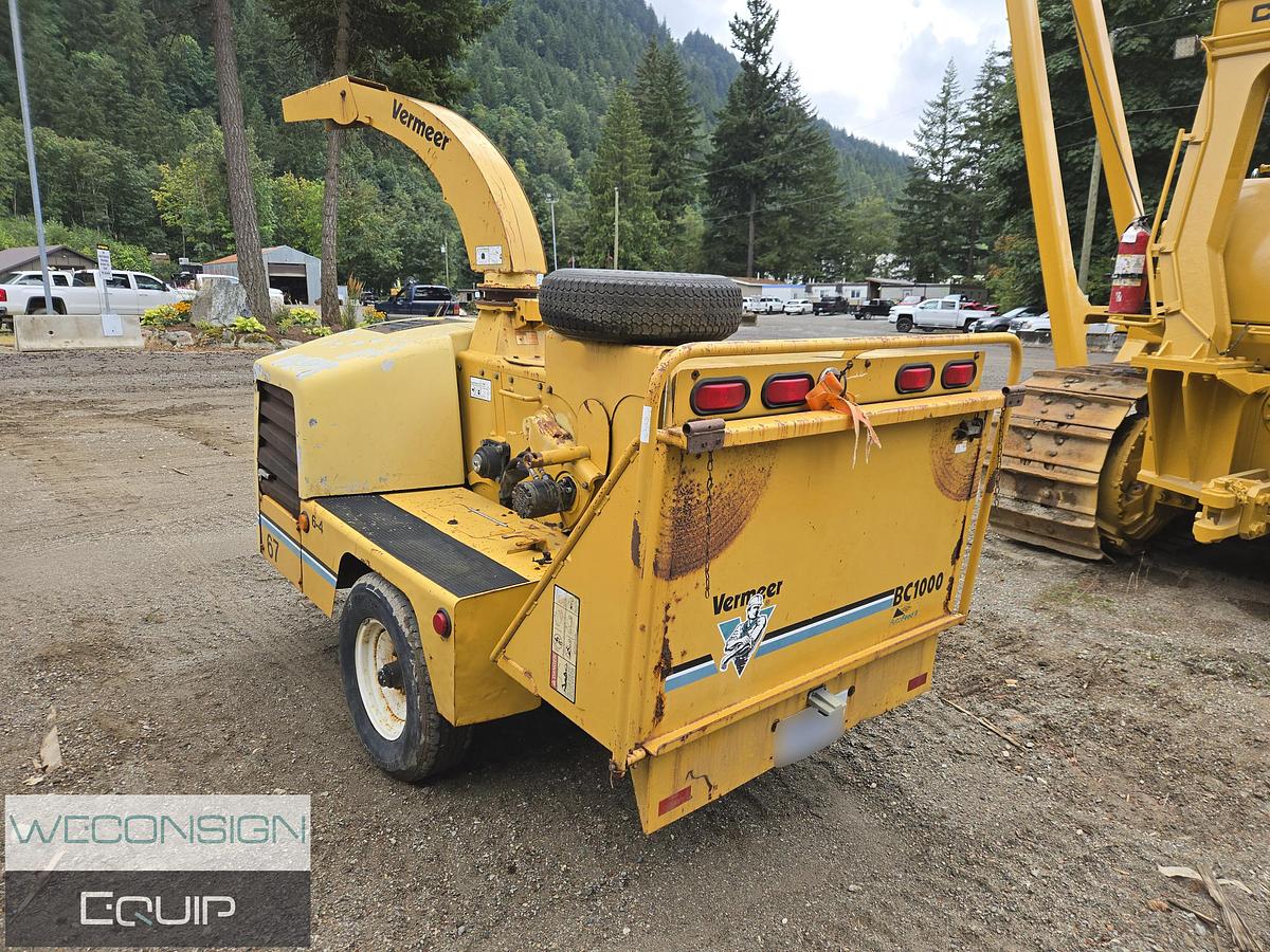 Used 2001 Vermeer BC1000 Wood Chipper