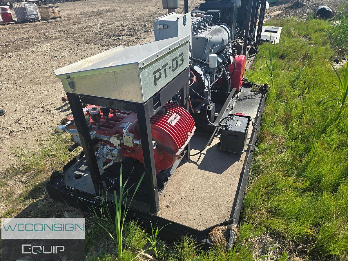 Used 2004 Hydroplex 15,000 PSI Pressure Test Pump Package