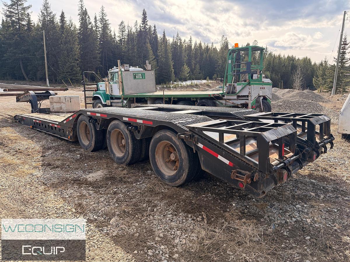 Used 1991 Trail King 50 Ton Lowboy Trailer