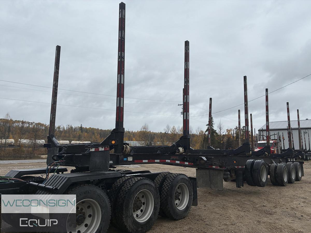 Used 2014 Doepker 4 Axle Logging Trailer