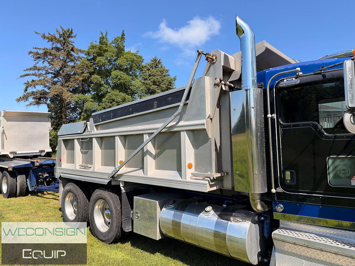 Used 2007 Kenworth W900 Dump Truck w/ K-Line Quad Transfer