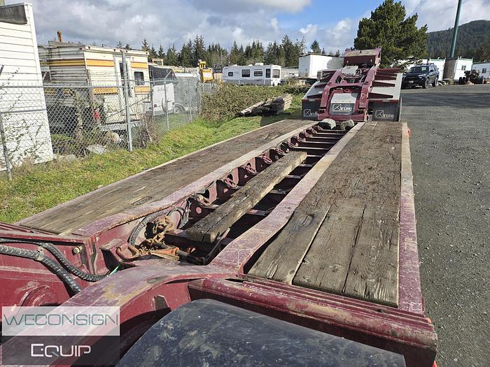 Used 2023 K-Line 8 Axle 55 Ton Hydraulic Neck Lowbed Combination