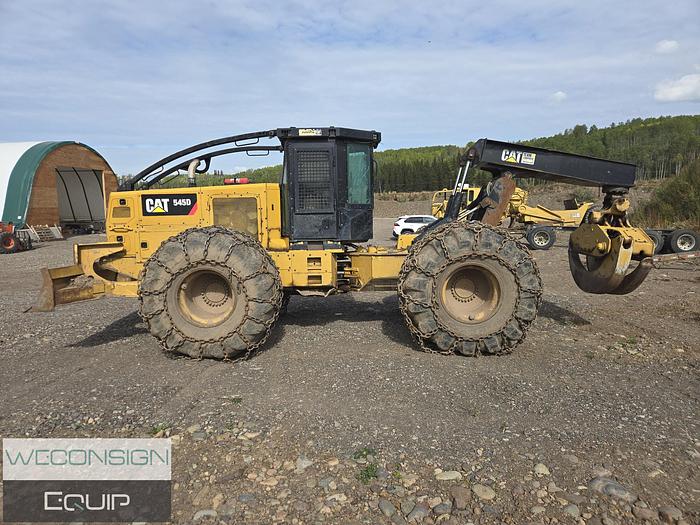 Used 2015 CAT 545D Forestry Skidder