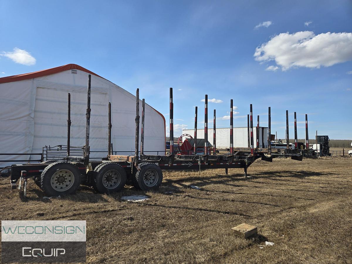 Used 2017 Freflyt 10 Bunk Hayrack Logging Trailer