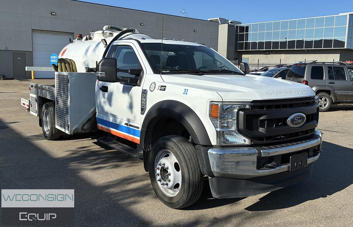 Used 2022 Ford F550 Hydrovac Septic Truck