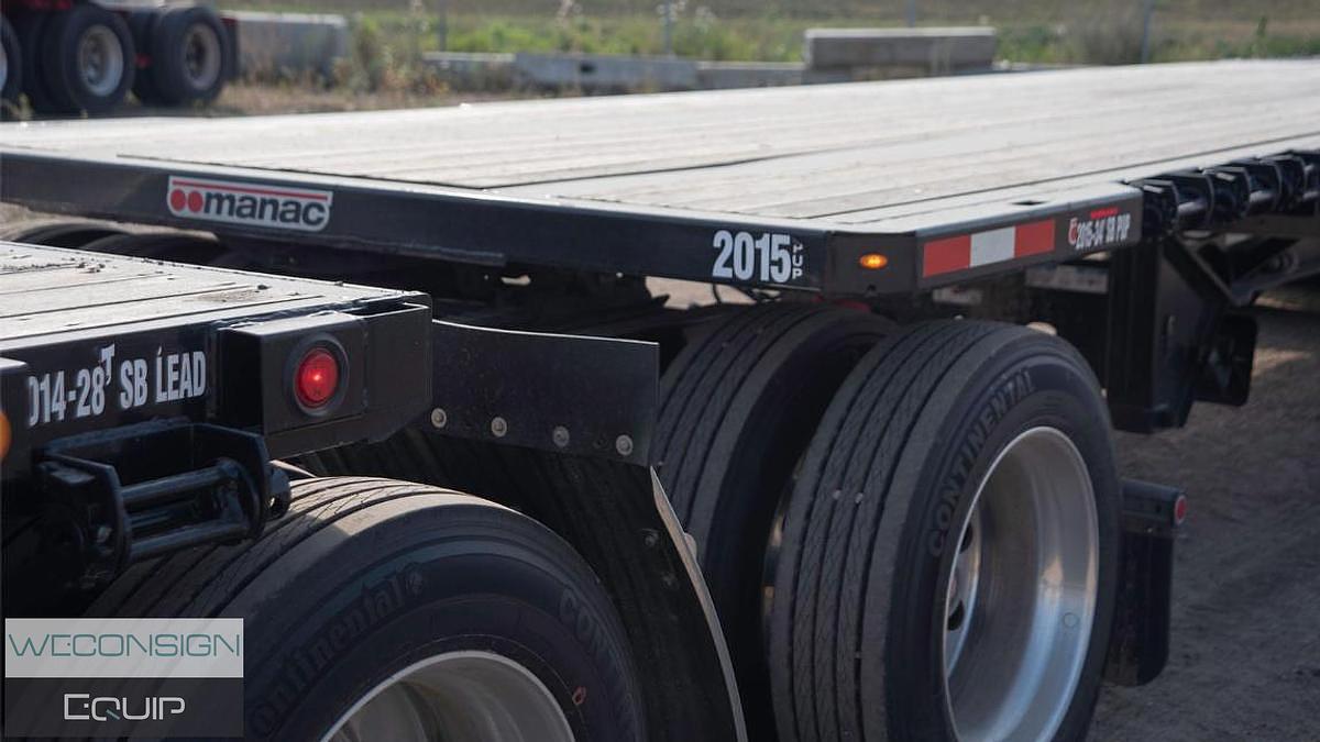 Used 2014/2015 Manac Super B Flat Deck