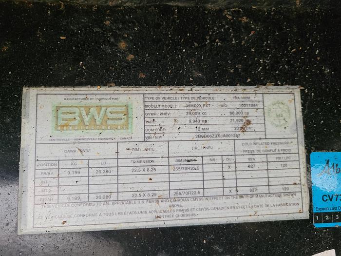 Used 2018 BWS 35MD2X EXT Trombone/ Extendable Lowbed/Lowboy (01619)