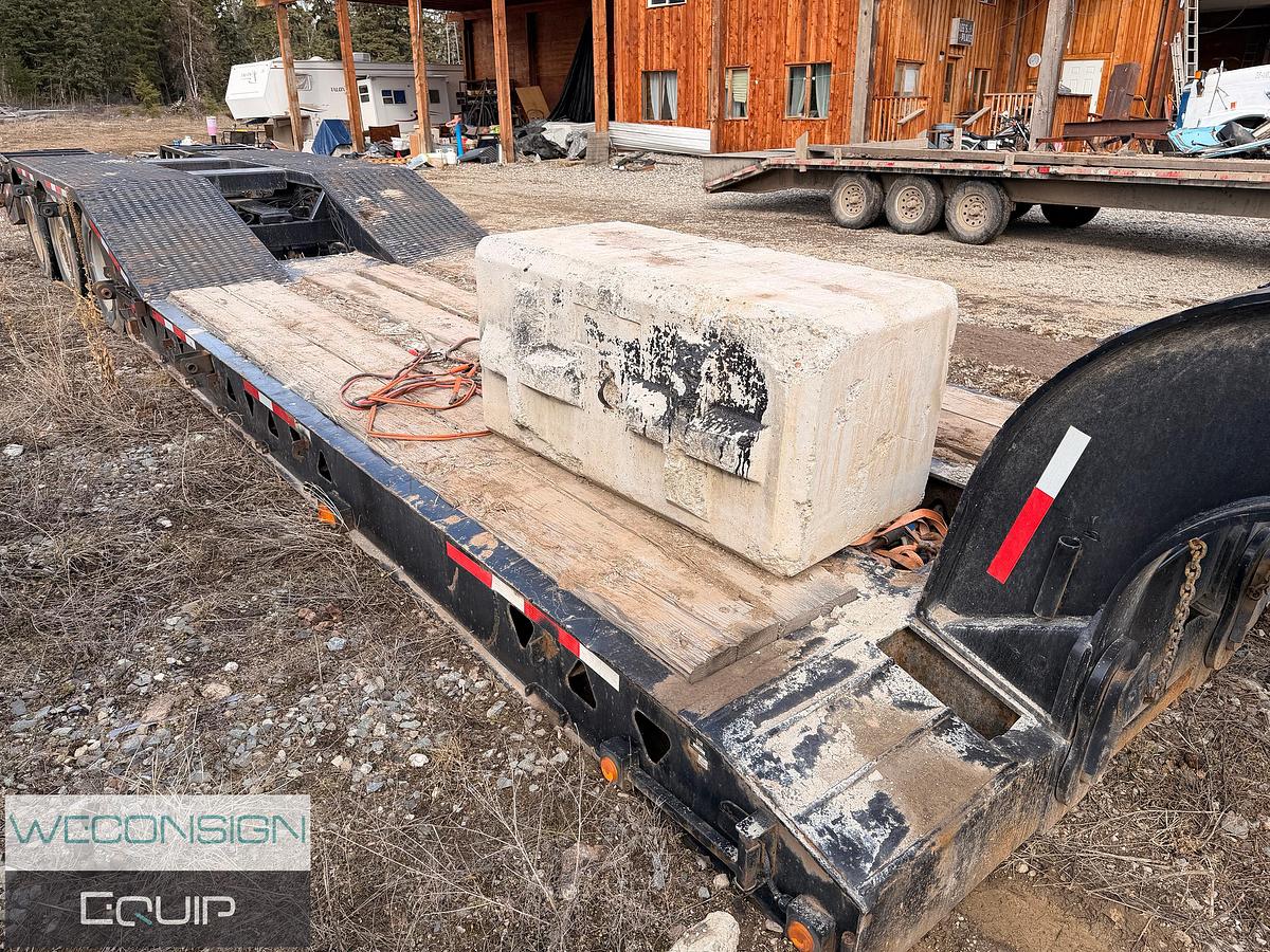 Used 1991 Trail King 50 Ton Lowboy Trailer