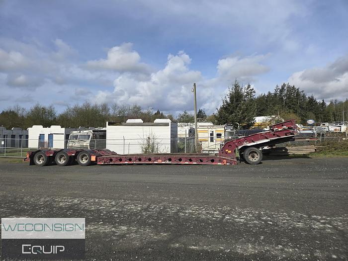 Used 2023 K-Line 8 Axle 55 Ton Hydraulic Neck Lowbed Combination