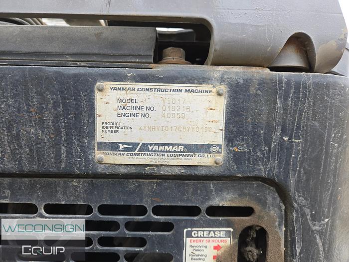 Used 2007 Yanmar V1017 Mini Excavator
