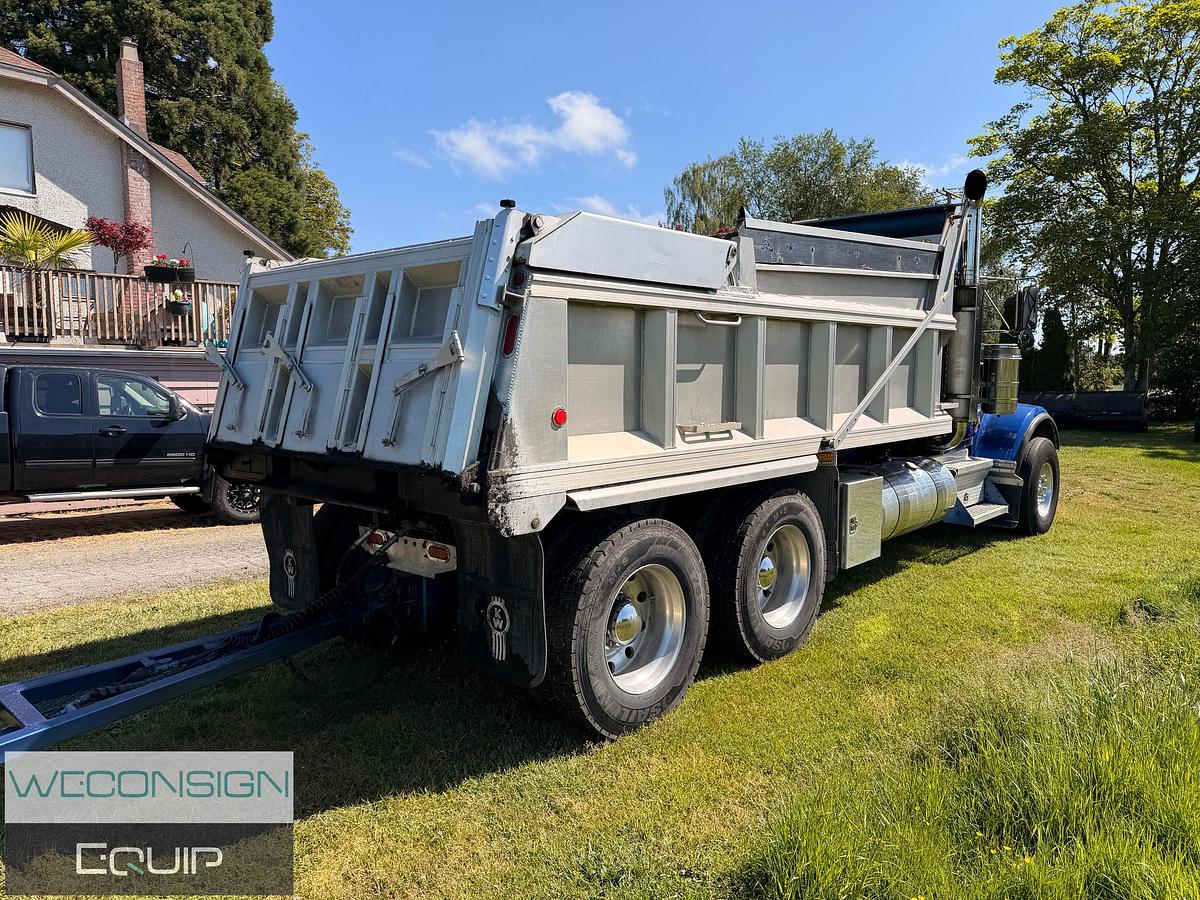 Used 2007 Kenworth W900 Dump Truck w/ K-Line Quad Transfer