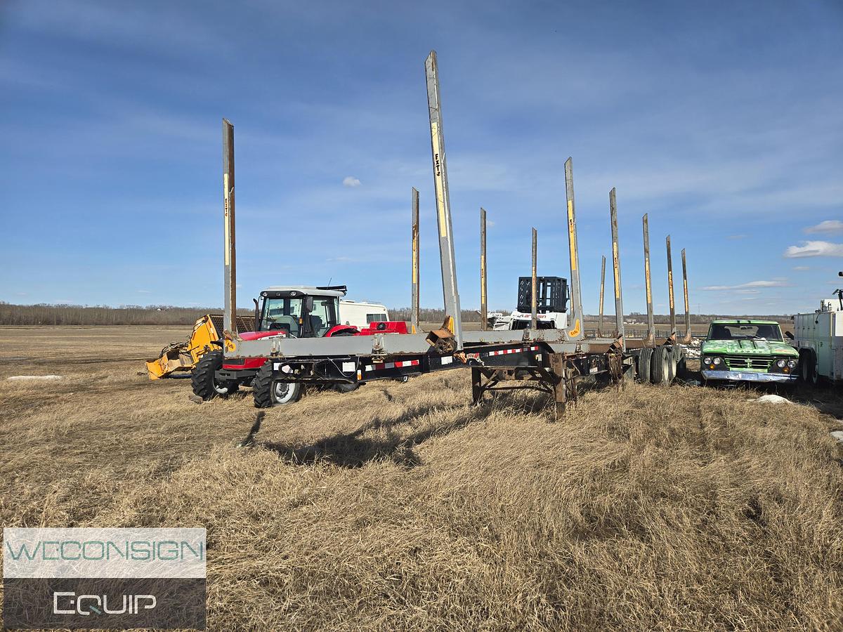 Used 2017 Doepker Hay Rack Logging Trailer