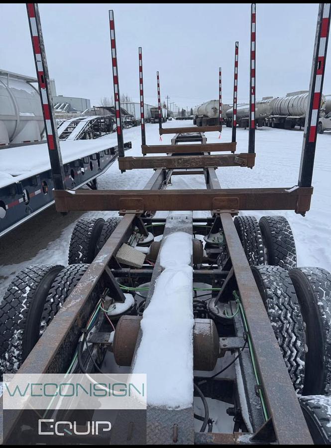 Used 2006 Superior Tri Axle Hayrack Logging Trailer